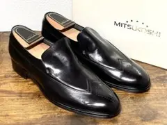 高級革靴✨️三越オリジナル ドレスローファー ブラック US7EEE メンズ