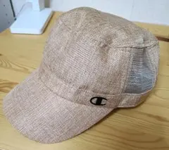 Champion ベージュ ワークキャップ