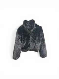 ZARA 黒ファーショート丈　この価格で売れなければ自分できます