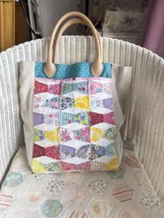 ハンドメイド パッチワーク トートバッグのサムネイル