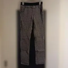 キッズ ハウンドトゥース柄パンツ