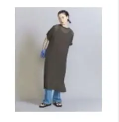 BEAUTY&YOUTH シフォンレイヤードワンピース