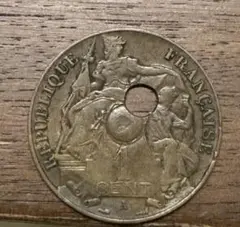 フランス領インドシナ 1920年 1セント 硬貨のサムネイル