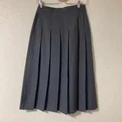 GU プリーツミディスカート　グレー　Mサイズ