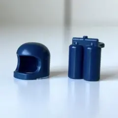 レゴ ヘルメットとエアタンク ダークブルー 紺色 クラシックスペース
