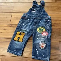 BREEZE デニムオーバーオール サイズ80