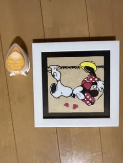 あやマロ様専用♡スヌーピーとミニーちゃん 切り絵額インテリア♡
