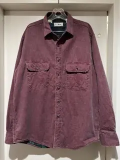 カナダ製　L.L.Bean 裏地チェックネルシャツ　サイズM