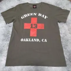 m*e様 GREEN DAY Tシャツ Mサイズ オリーブグリーン