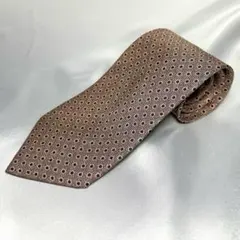 新品未使用　ダンヒル dunhill london　エンジ色　ドット柄　ネクタイのサムネイル