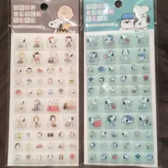 ⑪スヌーピー　タイルシール正規品　2枚セット