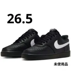 【未使用品・26.5】ナイキNIKE◎コートビジョン LOW◎ブラック/ホワイト