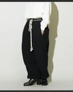 【Aphlotus】ヴィンテージ加工 10タック サルエルパンツ 完売品