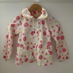 花柄ジャケット 120cm フード付き