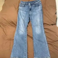 スリムフレアジーンズ GU