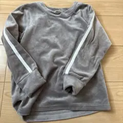 120cm　裏起毛 ベロアトップス