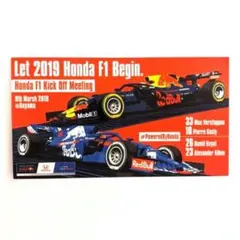 非売品　F1 ホンダHonda F1 2019　ステッカー　シール