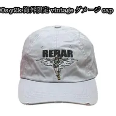 90s y2k ビンテージ 海外企業 刺繍 アニメ 希少デザイン OLD CAP