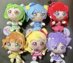 おねがいアイプリ ぬいぐるみ マスコット 全6種セット モーリー限定