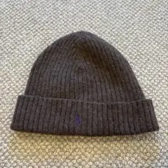 Polo by Ralph Lauren ブラウンニット帽　ベビー
