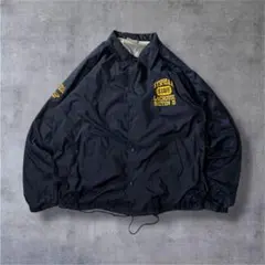 企業系 ナイロンコーチジャケット XL 短丈 ドローコード付 vintage