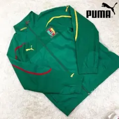 【希少】PUMA プーマカメルーンジャージ サッカートレーニングウェア　刺繍ロゴ