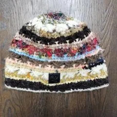お値下げ✨マルチカラフルカラー✨ ニット帽 ビーニー　ネパール製　WOOL