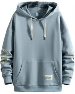 パーカー メンズ プルオーバー スウェットシャツ メンズ フード付き　2XL