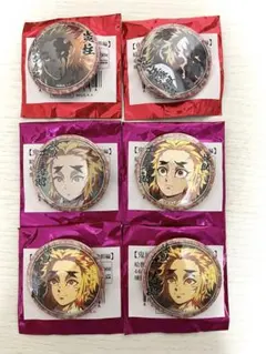 鬼滅の刃ufotable cafe 絵巻カフェくじ引き缶バッジ煉獄杏寿郎千寿郎