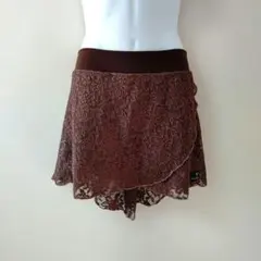 Jewelesque ジュエレスク パドドゥスカート チョコレース Mサイズ