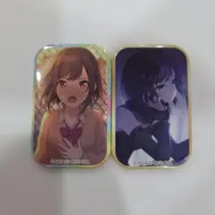 プロセカ スクエア缶バッジ 絵名2個セット