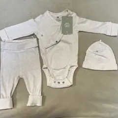 【新品・未使用】H&Mのベビー服と帽子　アジャスタブルフィットセット