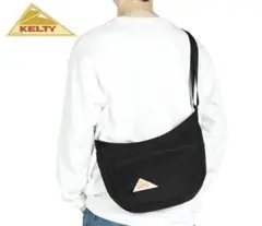 KELTY ブラック ショルダーバッグ