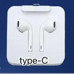 type-Cコネクター型　有線イヤホン