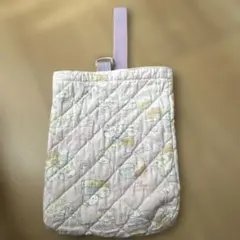【美品】すみっコぐらし♡キルティングシューズバッグ　上履き入れ