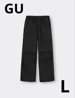 GU ジーユー　テックパラシュートプルオンパンツ　丈標準