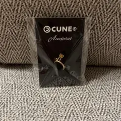CUNE ちびウサギフープイヤリング 1P ゴールド