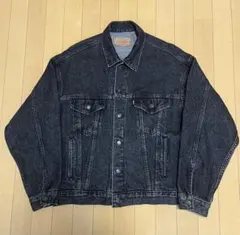 Levi's 70507 4858 先染め BLACK USA製 L 黒