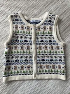 familiar ノルディック柄 ベビーベスト