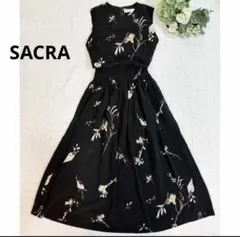 新品タグ付きSACRA サクラ フリルスリーブ オールインワン38 Mサイズ