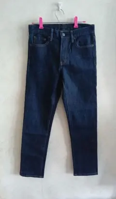 美品　UNIQLO レディース　スリムフィット ブルーデニム size28