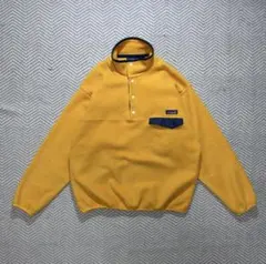 90s Patagonia スナップT マンゴーイエロー カナダ製