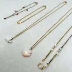 アクセサリーまとめ売り5点 ネックレス ブレスレット