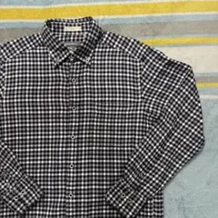 90年代Eddie Bauer シャツ S ブラック チェック PIMA