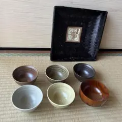 新品未使用品　お椀茶碗各5点セット　優工房 五彩庵福　和食器木製 天然木