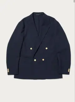 新品　green label relaxing トロピカルウール混ダブルブレザー