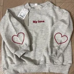 新品　nennen トレーナー　ハート