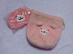 （値下げ、おまけ付き）ちいかわ　くまさんポシェット巾着　＋　キーホルダー