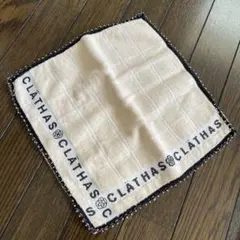 未使用　CLATHAS　クレイサス　タオルハンカチ　ラメ×スパンコール付き