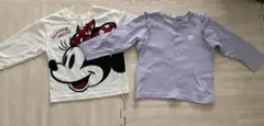 ミニーちゃん　長袖カットソー　ロンT　2枚　まとめ売り　アプレレクール